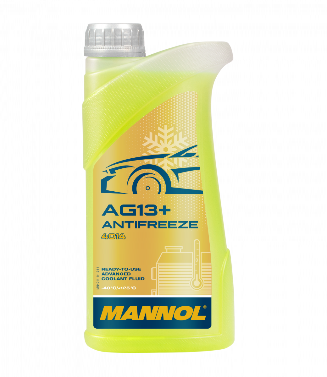 Антифриз MANNOL Antifreeze AG13+ (-40 °C) Advanced, 1л (MN4014-1)